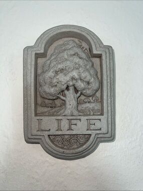 Carruth studios Life tree plaque outdoor art sculpture